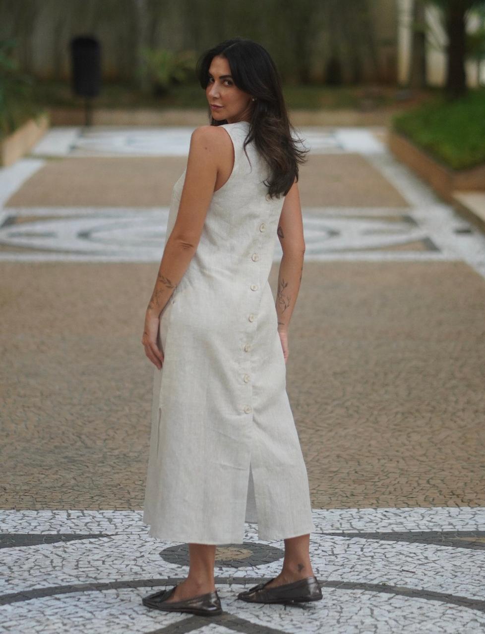 Vestido Luana Linho