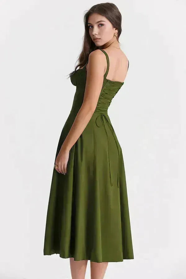 Vestido Midi Charlotte - Modelador de Cintura