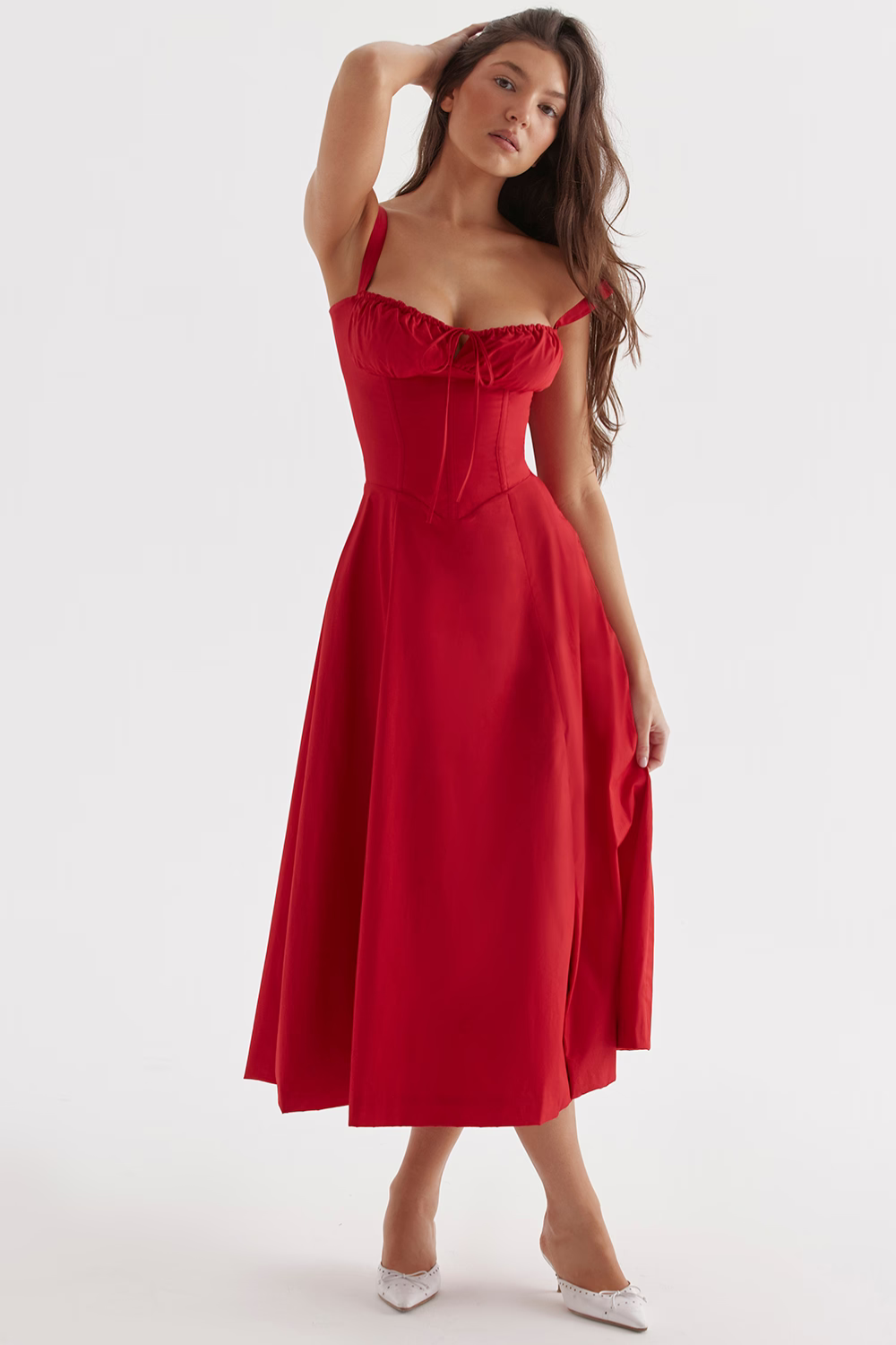 Vestido Midi Charlotte - Modelador de Cintura