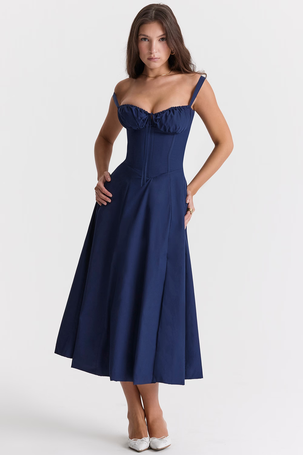 Vestido Midi Charlotte - Modelador de Cintura