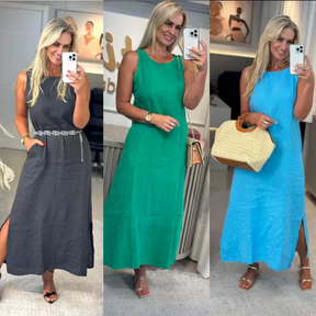 Kit de 3 Vestidos Midi – Só Até Hoje!